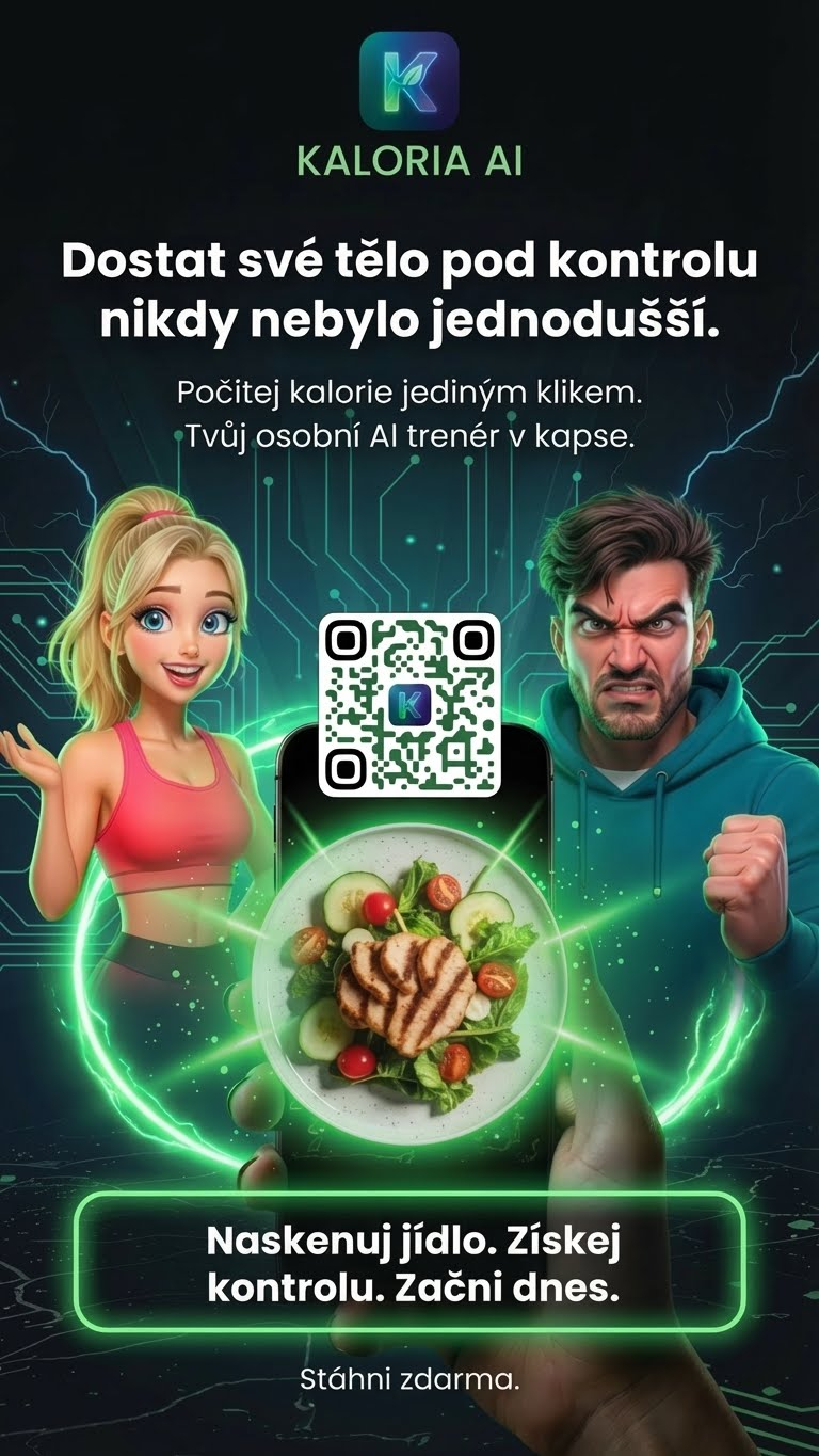 Kaloria – reklamní leták aplikace