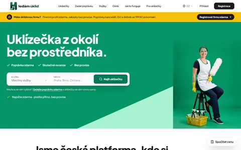 Náhled projektu HledamUklid