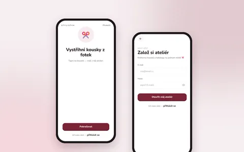 Náhled projektu Stylistka.app